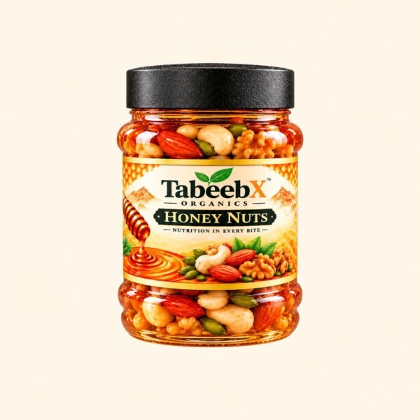 TabeebX Organics Honey Nuts – Premium Nuts & Honey Mix